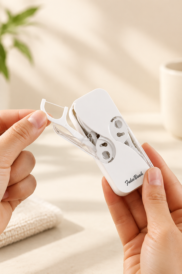 Étui Distributeur de Fil Dentaire Compact