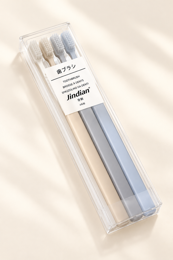 Brosses à Dents à Petite Tête, Lot de 4